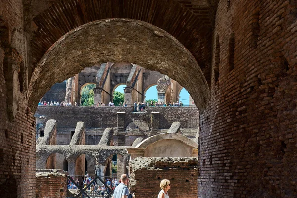 L'interno del Colosseo romano — Foto Stock