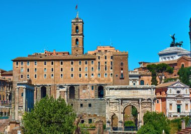 Tabularium ve Septimius Severus kemeri