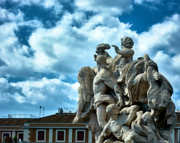 Římských soch v Trastevere — Stock fotografie