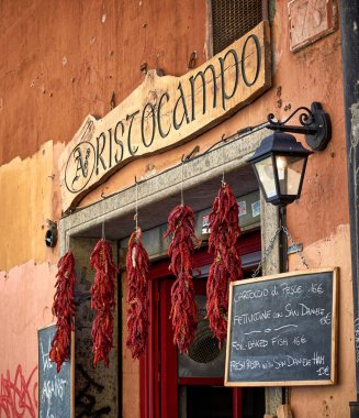 Trastevere bir restoranda