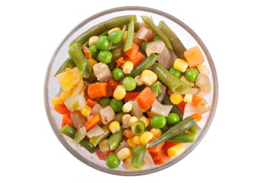 Sağlıklı gıda taze sebze salatası tatlı 