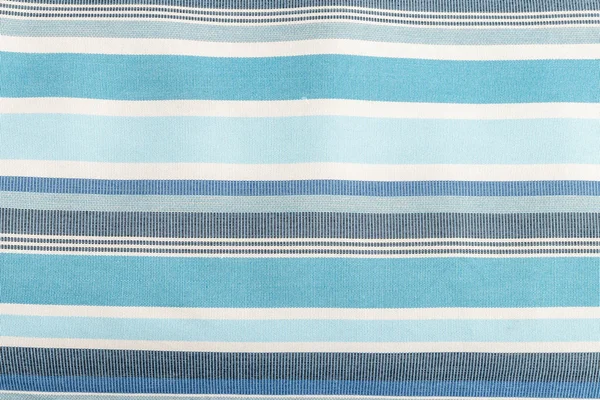 Textura přírodní lněné tkaniny. Modrá a bílá. — Stock fotografie