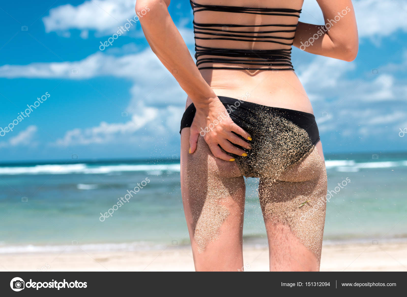 Dicke orientalische Mädchen perfekte Bikini Arsch Bilder