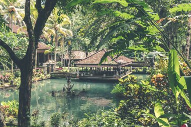 Bali dili Tapınak Adası kuzeyindeki. Bali, Endonezya'nın tropik hindu ada. Asya.
