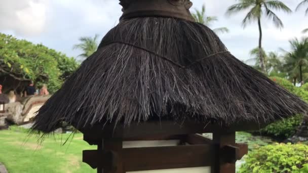 トロピカル リゾートは、熱帯の風景。バリ島、インドネシア. — ストック動画