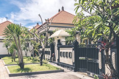 Bali, Endonezya - 22 Ocak 2018: Bali house.