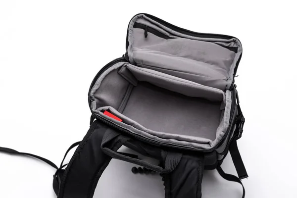 Isolated photo backpack. Backpack for photographers. — ストック写真