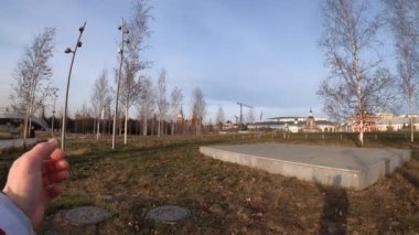 Zaryadye Parkı, Moskova, Rusya. Kremlin.