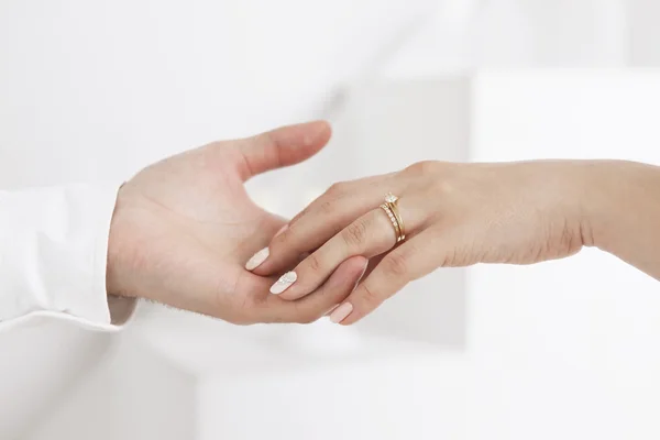 Groom and bride — Stock Photo, Image