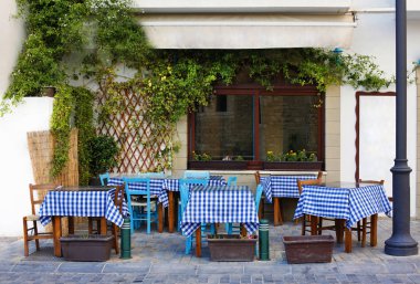 Larnaka Summe sırasında Cafe