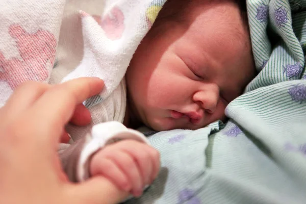 Bebé recién nacido dormido — Foto de Stock