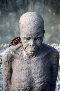 Afrikalı köle ticaret heykeli