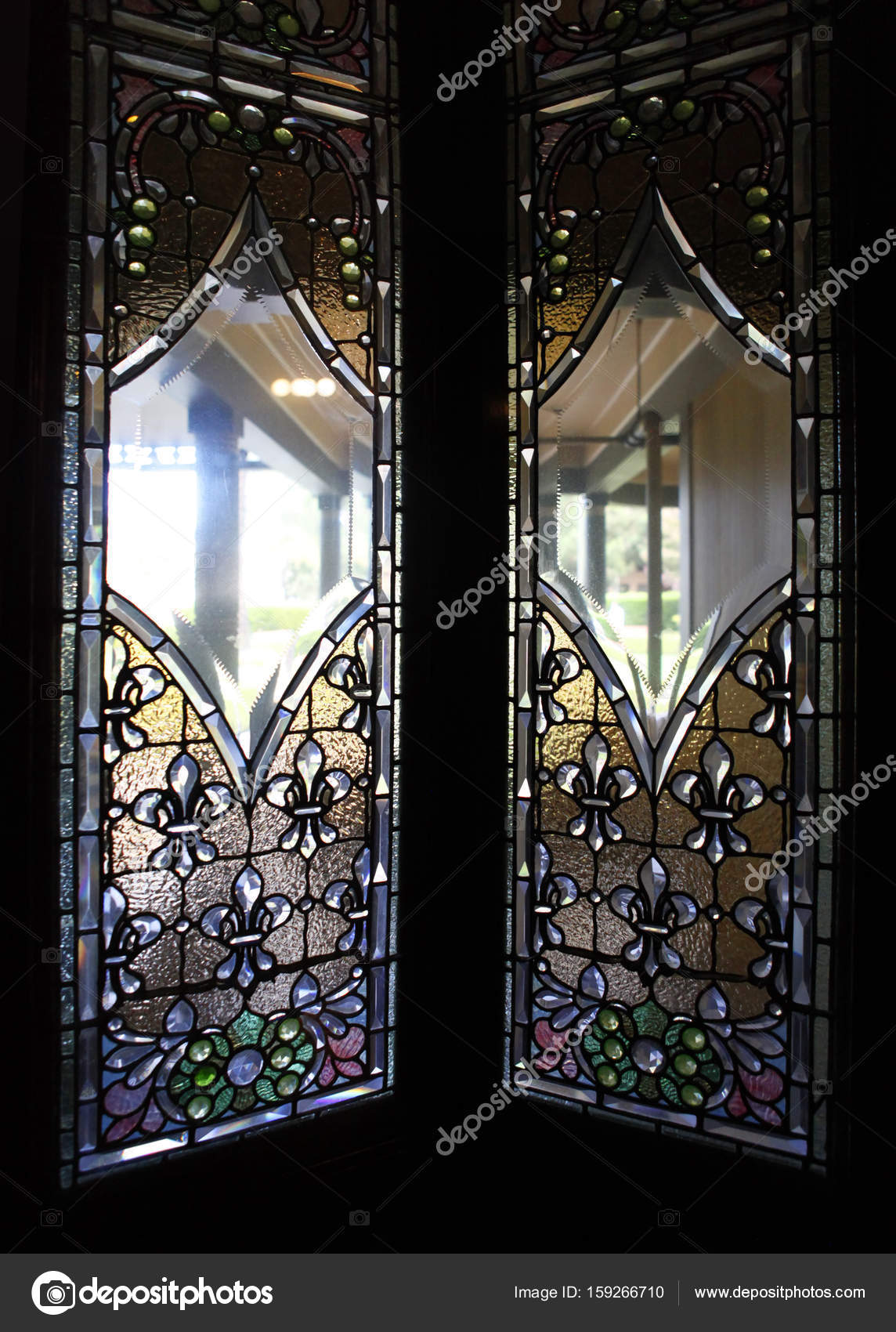 Stained Glass Window Stock Photo Friday 159266710 Stained Glass Window Stock Photo