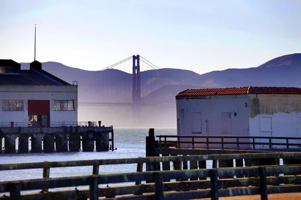 Golden Gate dans le brouillard — Photo