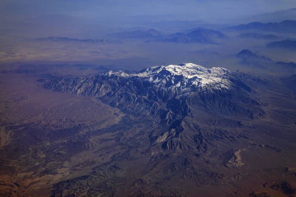 Mountains of afghanistan view from the airplane — Stock Photo, Image