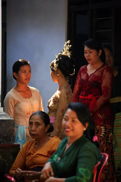 Indonesische Hochzeit auf Bali — Stockfoto