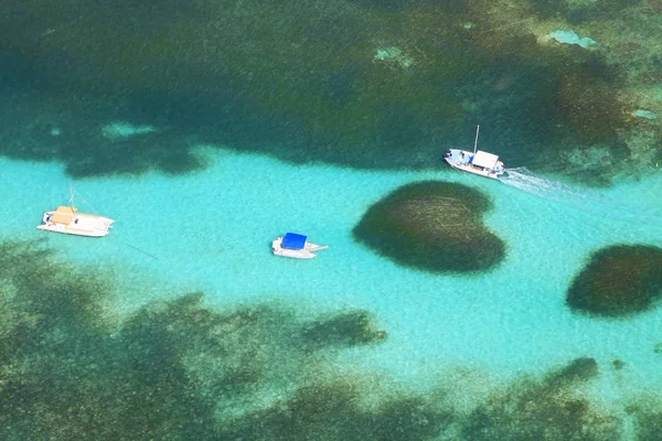 Luchtfoto van het hart-rif — Stockfoto