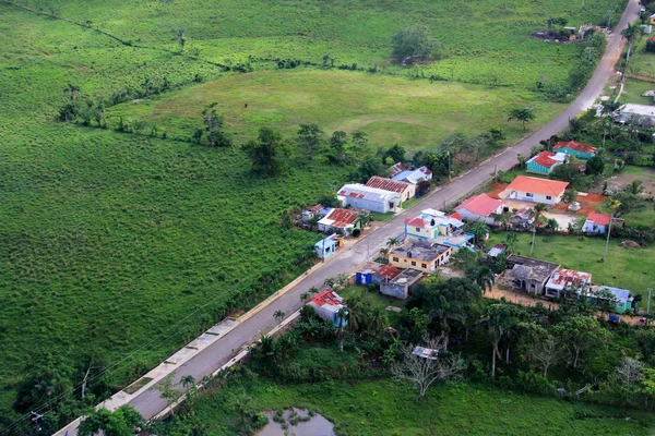 Dorp in de Dominicaanse Republiek — Stockfoto