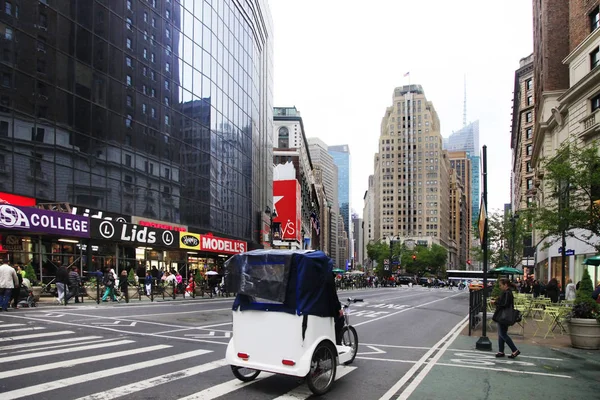 Рикшоу в Нью-Йорке — стоковое фото