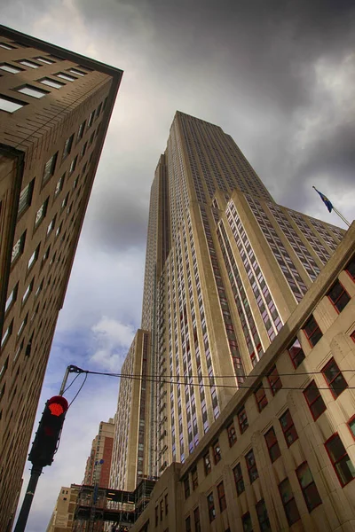 Manhattan 'daki binalar. New York Şehri.