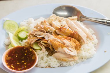 Izgara tavuk pilavı.