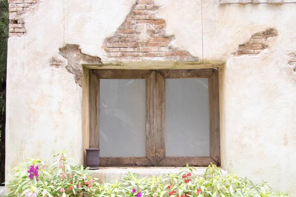 Jahrgang der Holzfenster. lizenzfreie Stockfotos