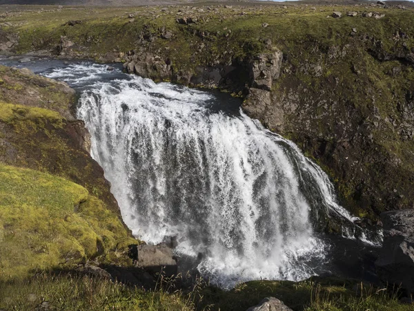 A small waterfall on the river Skoga — Stock Photo, Image