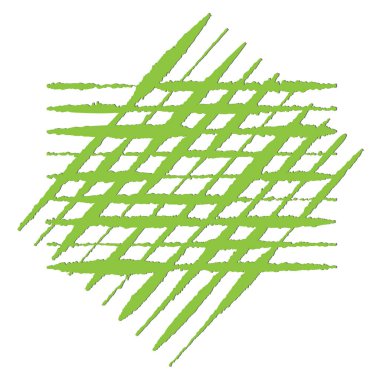 Yeşil düzensiz düzensiz satırları