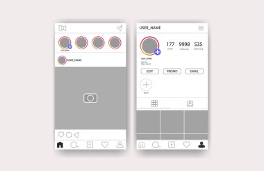 Sovyetler Birliği 'ne benzer bir sosyal ağ. Bir mobil uygulama örneği.