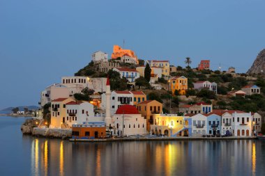 The amazing Kastellorizo island at Greece clipart