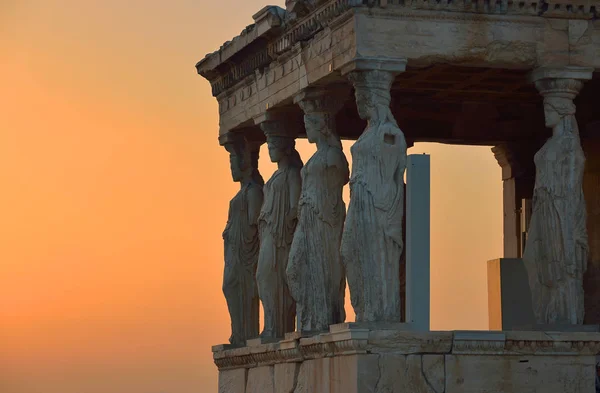 Karyatider Akropolis — Stockfoto