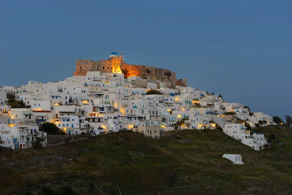 El histórico castillo de Querini en la isla de Astypalea, Grecia —  Fotos de Stock