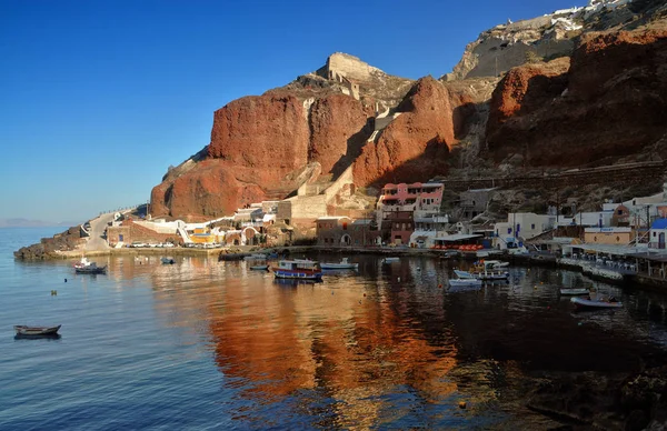 Porto di Ammoudi a Santorini — Foto Stock