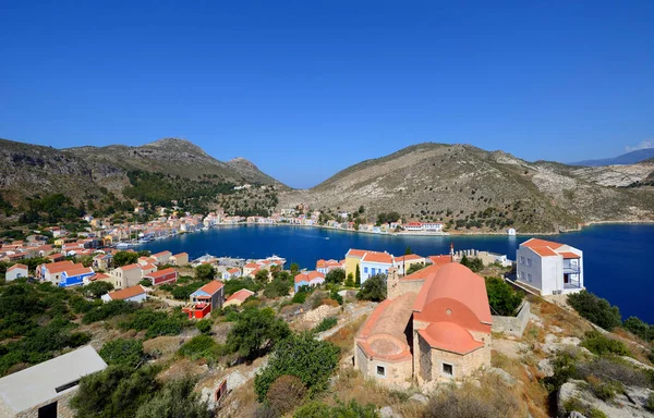 Kastellorizo panoramik manzaralı