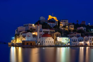 Colorful Kastellorizo island - Greece clipart
