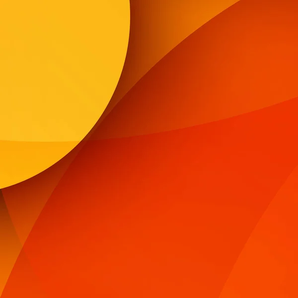 Exuberante lava naranja sol abstracto fondo vector ilustración — Archivo Imágenes Vectoriales