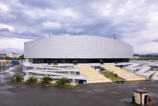 Sochi (Adler), Rusya Federasyonu - 22 Ağustos 2017: Ice Cube Merkezi Arena Soçi 2014 Kış Olimpiyat oyunlarından sonra iyi durumda kaldı