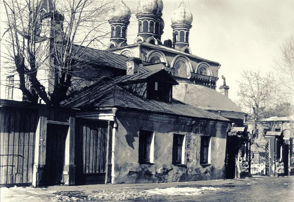 O velho Moscou - Século de IXX — Fotografia de Stock