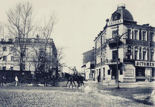 La vieja Moscú - Siglo XIX — Foto de Stock