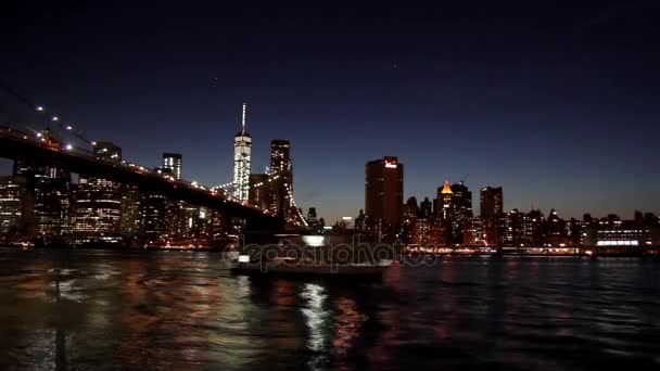 Hermoso lapso de tiempo de Nueva York — Vídeo de stock