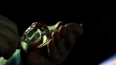 Cam üfleme atölye yakın çekim