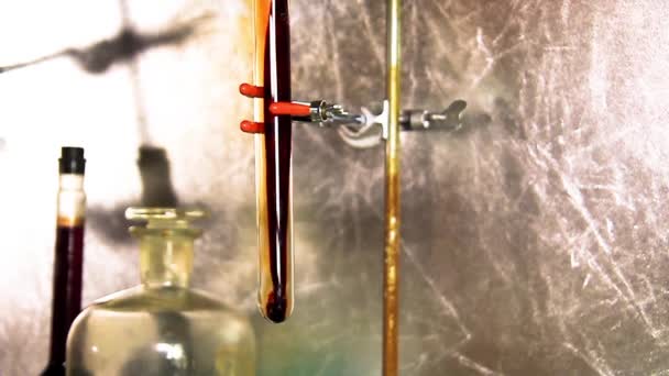 化学反应实验 — 图库视频影像