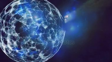 gökada animasyon yıldız arka plan üzerinde döndürme