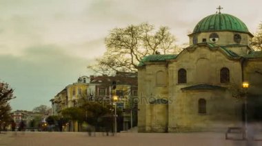 ortodoxal Hıristiyan kilise gece - timelapse