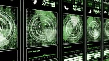 Hud fütüristik teknolojik arayüzü arka plan