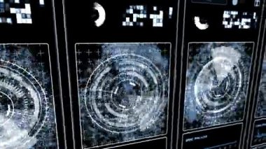 Hud fütüristik teknolojik arayüzü arka plan