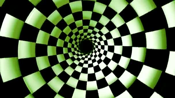 Infinita rotazione ipnotica spirale animazioni loop — Video Stock