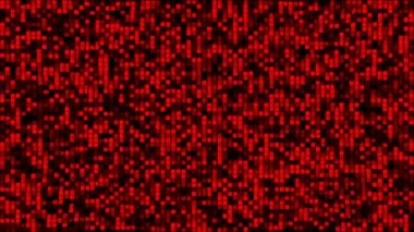 Küpleri teknik arka plan 3d animasyon ilmekledi. 