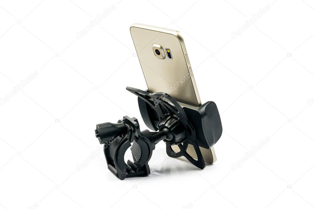 Back side view of new universal phone holder