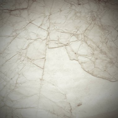 Eski toprak ve kirli lekelerle dolu bir arka plan. Boş eski kağıt çarşaf. Eski ve antika sanat konsepti. Karton, taş, beton ya da doğal mermer gibi desen.